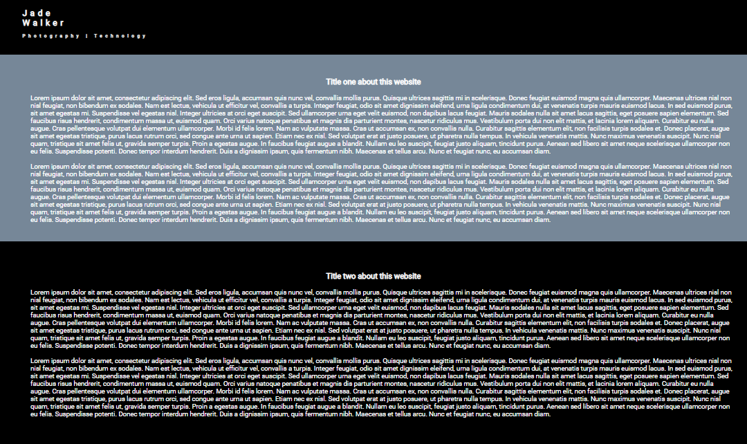 Text dividers
